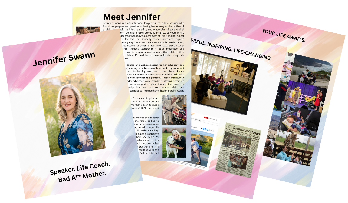 Jennifer Swann Coaching Speaker Kit
